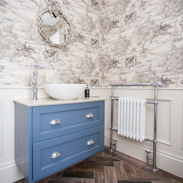 Bold graphic designs which incorporate tessellated (or repeated) patterns, like dots, dashes and even animal prints, are set to take UK homes by storm. https://www.idealhome.co.uk/bathroom/bathroom-ideas/bathroom-trends-191334

#bathroomtrends #bathroomtiles #floortiles #bathroomdesign #boldbathrooms #boldwallpaper #bathrooms #herringbonefloor #herringbone